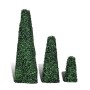 Set de 3 de Boj pirámides artificiales poda artística de vidaXL, Flora artificial - Ref: Foro24-41622, Precio: 73,35 €, Descu...