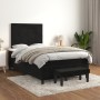 Cama box spring con colchón terciopelo negro 120x200 cm de , Camas y somieres - Ref: Foro24-3137835, Precio: 453,86 €, Descue...