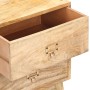 Mesita de noche de madera maciza de mango 40x35x55 cm de vidaXL, Mesitas de noche - Ref: Foro24-286464, Precio: 132,93 €, Des...