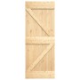 Puerta corredera con herrajes madera maciza de pino 70x210 cm en Puertas | Comprar online en Foru.es