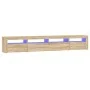 TV-Schrank mit LED-Leuchten Sonoma-Eiche 240x35x40 cm von , TV-Möbel - Ref: Foro24-3152724, Preis: 150,65 €, Rabatt: %