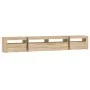 TV-Schrank mit LED-Leuchten Sonoma-Eiche 240x35x40 cm von , TV-Möbel - Ref: Foro24-3152724, Preis: 150,65 €, Rabatt: %