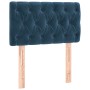 Cabecero de terciopelo azul oscuro 80x7x78/88 cm de , Cabeceros y pies de cama - Ref: Foro24-346310, Precio: 44,42 €, Descuen...