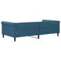 Sofá cama terciopelo azul 100x200 cm de , Camas y somieres - Ref: Foro24-354250, Precio: 196,96 €, Descuento: %