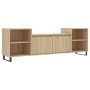 Mueble para TV madera contrachapada roble Sonoma 160x35x55 cm de , Muebles TV - Ref: Foro24-831351, Precio: 95,63 €, Descuent...