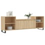 Mueble para TV madera contrachapada roble Sonoma 160x35x55 cm de , Muebles TV - Ref: Foro24-831351, Precio: 95,63 €, Descuent...