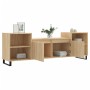 Mueble para TV madera contrachapada roble Sonoma 160x35x55 cm de , Muebles TV - Ref: Foro24-831351, Precio: 95,63 €, Descuent...