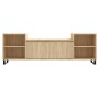 Mueble para TV madera contrachapada roble Sonoma 160x35x55 cm de , Muebles TV - Ref: Foro24-831351, Precio: 95,63 €, Descuent...