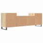 Mueble para TV madera contrachapada roble Sonoma 160x35x55 cm de , Muebles TV - Ref: Foro24-831351, Precio: 95,63 €, Descuent...
