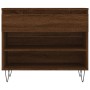Mueble zapatero madera contrachapada roble marrón 70x36x60 cm de , Zapateros y organizadores de calzado - Ref: Foro24-831443,...