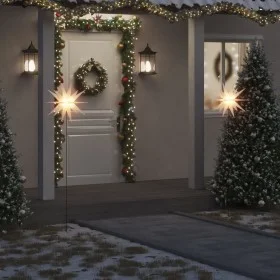 Lámpara de Navidad LED y estaca de tierra plegable blanca 57 cm de , Luces de Navidad - Ref: Foro24-356191, Precio: 60,27 €, ...