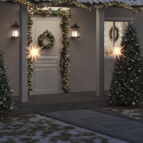 Lámpara de Navidad LED y estaca de tierra plegable blanca 57 cm de , Luces de Navidad - Ref: Foro24-356191, Precio: 31,27 €, ...