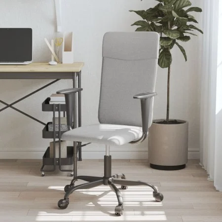 Silla de oficina de tela gris claro de , Sillas de oficina - Ref: Foro24-353017, Precio: 77,55 €, Descuento: %