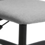 Silla de oficina de tela gris claro de , Sillas de oficina - Ref: Foro24-353017, Precio: 78,59 €, Descuento: %