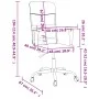 Silla de oficina de tela gris claro de , Sillas de oficina - Ref: Foro24-353017, Precio: 77,55 €, Descuento: %