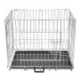 Folding metal dog cage L by vidaXL, Pet carriers and boxes - Ref: Foro24-170217, Price: 73,07 €, Discount: %
