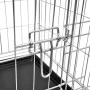 Folding metal dog cage L by vidaXL, Pet carriers and boxes - Ref: Foro24-170217, Price: 73,07 €, Discount: %