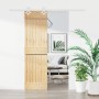 Puerta corredera con herrajes madera maciza de pino 70x210 cm en Puertas | Comprar online en Foru.es