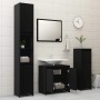 Juego de muebles de baño 3 pzas madera de ingeniería negro de , Muebles de baño - Ref: Foro24-3056926, Precio: 117,62 €, Desc...