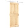 Puerta corredera con herrajes madera maciza de pino 85x210 cm en Puertas | Comprar online en Foru.es