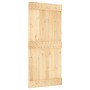 Puerta corredera con herrajes madera maciza de pino 95x210 cm en Puertas | Comprar online en Foru.es