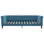 Sofá cama nido terciopelo azul 100x200 cm de , Camas y somieres - Ref: Foro24-3197777, Precio: 259,27 €, Descuento: %