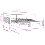 Sofá cama nido terciopelo azul 100x200 cm de , Camas y somieres - Ref: Foro24-3197777, Precio: 259,27 €, Descuento: %