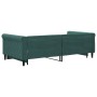 Sofá cama nido terciopelo verde oscuro 100x200 cm de , Camas y somieres - Ref: Foro24-3197780, Precio: 260,30 €, Descuento: %