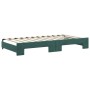 Sofá cama nido con colchón terciopelo verde oscuro 100x200 cm de , Camas y somieres - Ref: Foro24-3197804, Precio: 430,36 €, ...