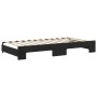 Sofá cama nido con colchón terciopelo negro 100x200 cm de , Camas y somieres - Ref: Foro24-3197806, Precio: 472,90 €, Descuen...
