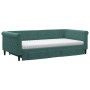 Sofá cama nido con cajones terciopelo verde oscuro 100x200 cm de , Camas y somieres - Ref: Foro24-3197852, Precio: 471,62 €, ...