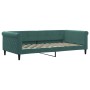 Sofá cama nido con cajones terciopelo verde oscuro 100x200 cm de , Camas y somieres - Ref: Foro24-3197852, Precio: 471,62 €, ...
