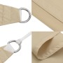 Toldo de vela triangular tela Oxford beige 4x5x6,4 m en Sombrillas | Comprar online en Foru.es