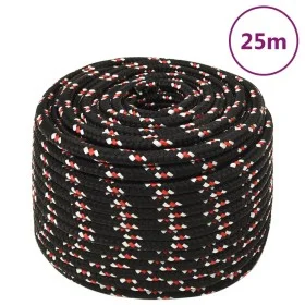 Cuerda de barco polipropileno negra 12 mm 25 m de , Sogas y cuerdas metálicas - Ref: Foro24-152352, Precio: 19,37 €, Descuent...