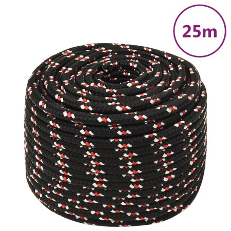 Cuerda de barco polipropileno negra 12 mm 25 m de , Sogas y cuerdas metálicas - Ref: Foro24-152352, Precio: 20,95 €, Descuent...