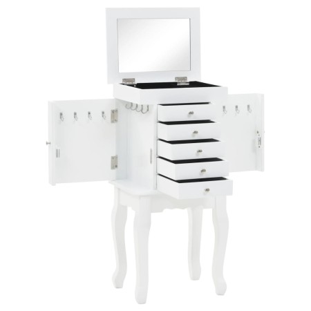 Armario joyero de pie blanco de , Aparadores - Ref: Foro24-246960, Precio: 92,98 €, Descuento: %