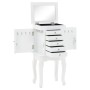 Armario joyero de pie blanco de , Aparadores - Ref: Foro24-246960, Precio: 92,98 €, Descuento: %