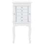 Armario joyero de pie blanco de , Aparadores - Ref: Foro24-246960, Precio: 92,98 €, Descuento: %