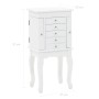 Armario joyero de pie blanco de , Aparadores - Ref: Foro24-246960, Precio: 92,98 €, Descuento: %