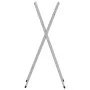 Patas de mesa plegables acero galvanizado plata 45x53x108 cm de , Patas para mesas - Ref: Foro24-288464, Precio: 38,89 €, Des...