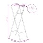 Patas de mesa plegables acero galvanizado plata 45x53x108 cm de , Patas para mesas - Ref: Foro24-288464, Precio: 42,64 €, Des...