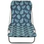 Tumbonas plegables 2 unidades acero y tela estampado de hojas de , Tumbonas - Ref: Foro24-310346, Precio: 93,94 €, Descuento: %