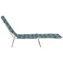 Tumbonas plegables 2 unidades acero y tela estampado de hojas de , Tumbonas - Ref: Foro24-310346, Precio: 86,56 €, Descuento: %