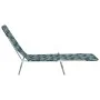 Tumbonas plegables 2 unidades acero y tela estampado de hojas de , Tumbonas - Ref: Foro24-310346, Precio: 93,94 €, Descuento: %