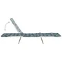 Tumbonas plegables 2 unidades acero y tela estampado de hojas de , Tumbonas - Ref: Foro24-310346, Precio: 93,94 €, Descuento: %