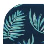 Tumbonas plegables 2 unidades acero y tela estampado de hojas de , Tumbonas - Ref: Foro24-310346, Precio: 86,56 €, Descuento: %