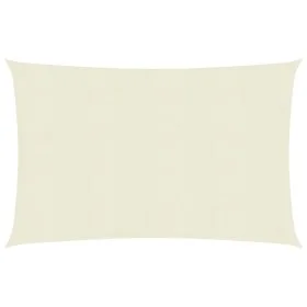 Toldo de vela crema HDPE 160 g/m² 4x5 m de , Sombrillas - Ref: Foro24-311188, Precio: 45,33 €, Descuento: %