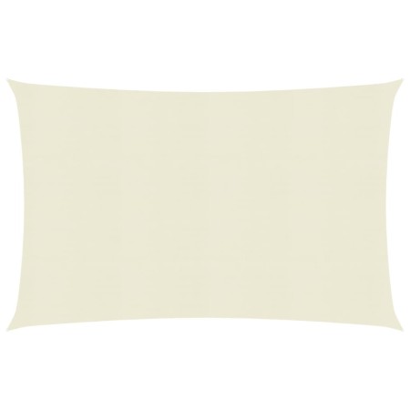 Toldo de vela crema HDPE 160 g/m² 4x5 m de , Sombrillas - Ref: Foro24-311188, Precio: 48,27 €, Descuento: %