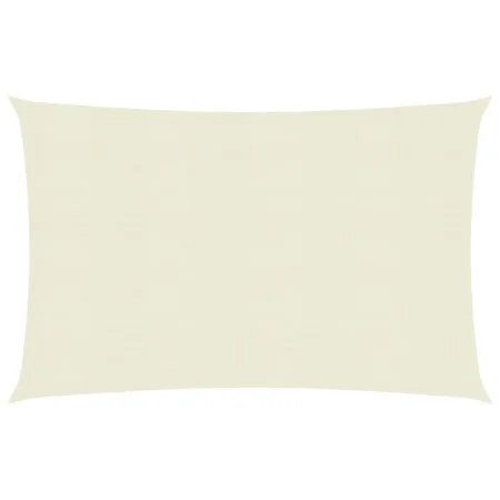 Toldo de vela crema HDPE 160 g/m² 4x5 m de , Sombrillas - Ref: Foro24-311188, Precio: 45,33 €, Descuento: %