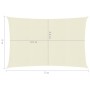 Toldo de vela crema HDPE 160 g/m² 4x5 m de , Sombrillas - Ref: Foro24-311188, Precio: 48,27 €, Descuento: %